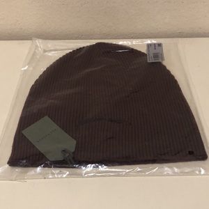 NWT! All Saints Embroidered Logo Beanie